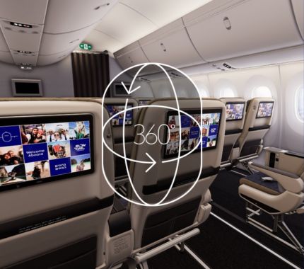 New!<br>3D aircraft virtual tour
