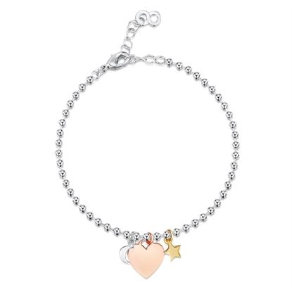 Picture of Heart Moon & Stars Bracelet INFINITY