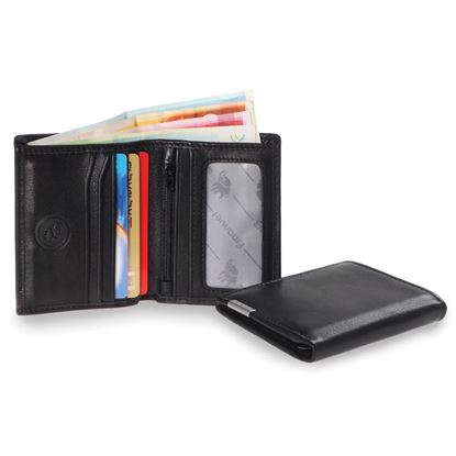 Picture of BILLY - LEATHER WALLET BLACK EMANUEL