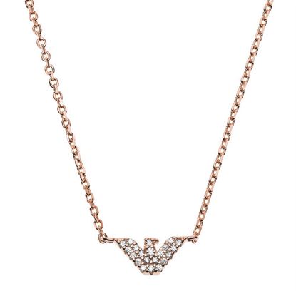 Picture of ROSE GOLD-TONE STERLING SILVER NECKLACE EMPORIO ARMANI