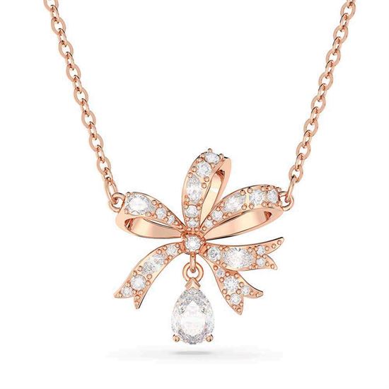 Picture of SWAROVSKI - ROSE GOLD NECKLACE 
