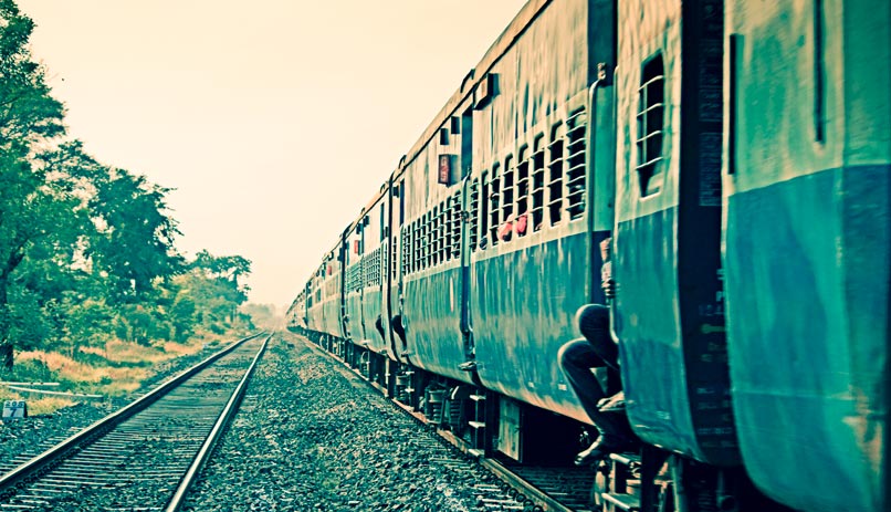 רכבת, הודו