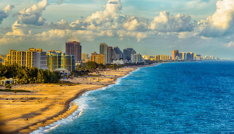 טיסות לפורט לודרדייל, פלורידה