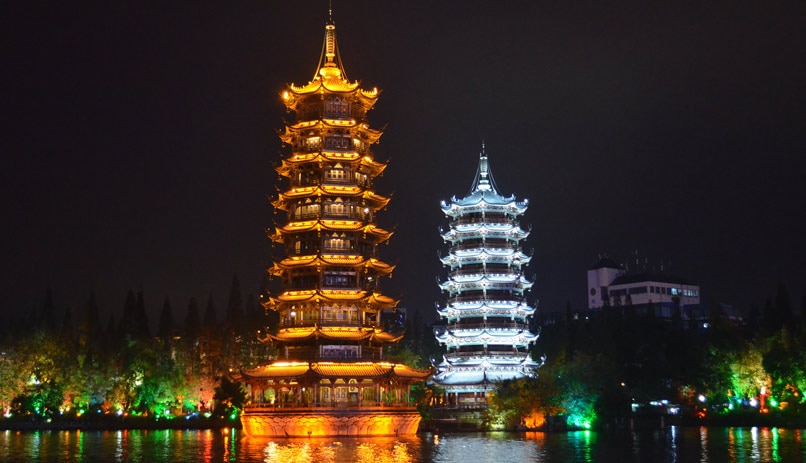 הפגודות של גווילין, סין. צילום: TravelChina