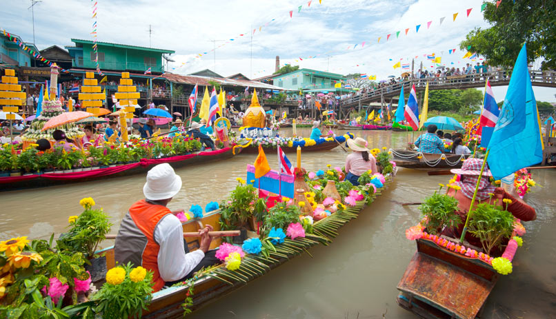 השוק הצף, בנגקוק