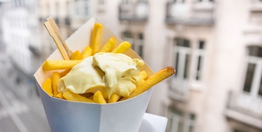 צ'יפס עם הרבה מיונז, מעדן הולנדי