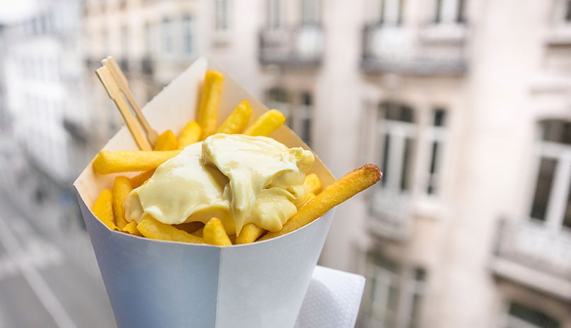 צ'יפס עם הרבה מיונז, מעדן הולנדי