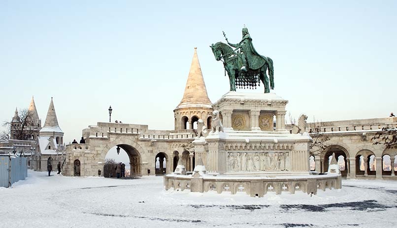 שלג בבודפשט