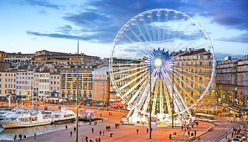 הגלגל הענק בנמל מרסיי