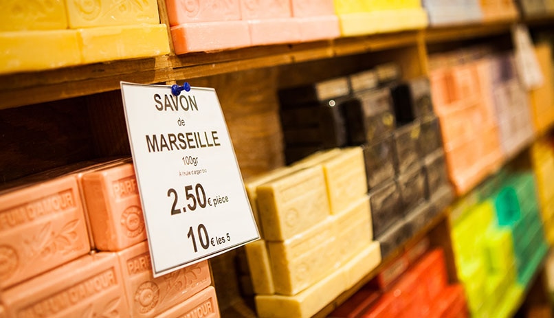 סבון הוא אחד מסמליה של מרסיי