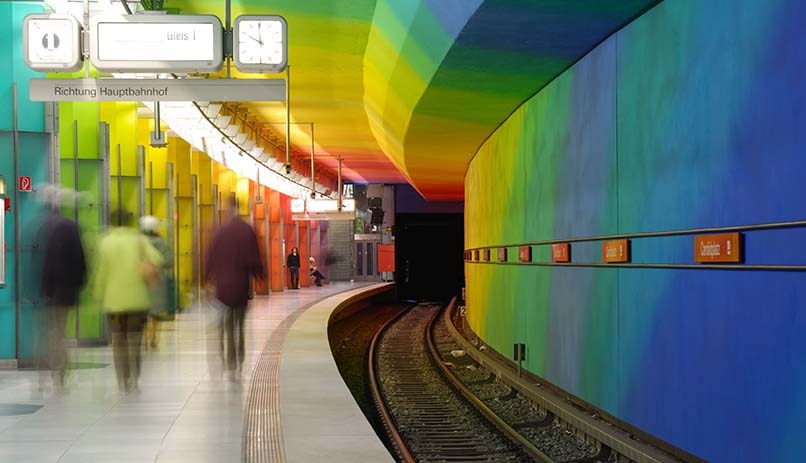 תחנת רכבת צבעונית, מינכן