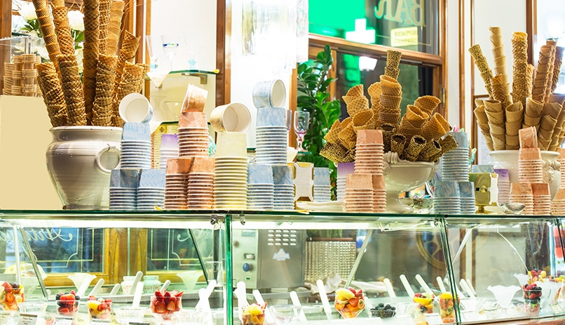 גלידה, או ג'לאטו כפי שקוראים לה האיטלקים