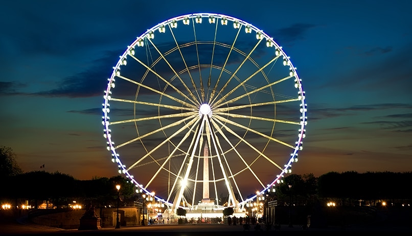 הגלגל הענק בגני טווילרי, פריז