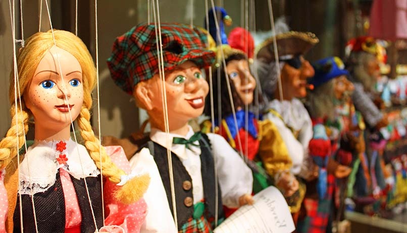 מריונטות מסורתיות בפראג