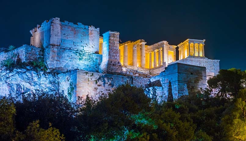 הפרתנון על גבעת האקרופוליס, אתונה