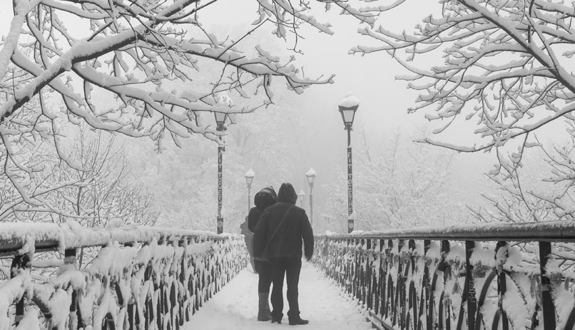 גשר האוהבים בקייב, אוקראינה