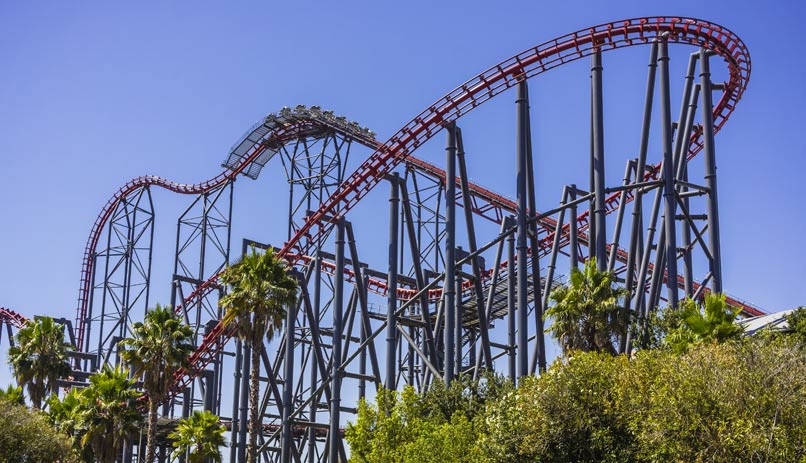 פארק השעשועים סיקס פלאגס בג'קסון ניו ג'רזי