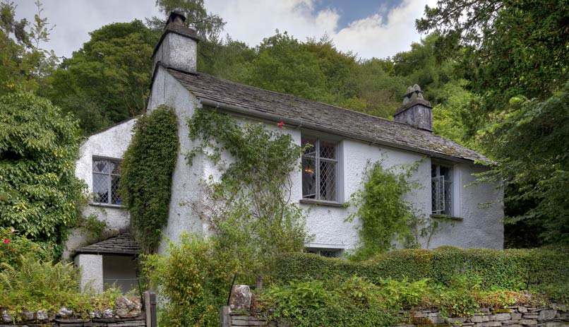 Dove Cottage, ביתו שלו המשורר לוויליאם וורדסוורת. גרסמיר, אנגליה