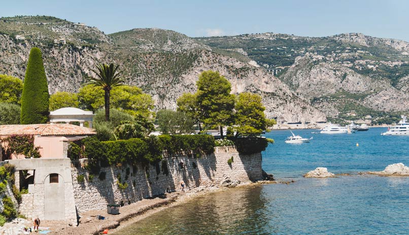 קאפ פרה, חצי אי הסמוך לעיר. ניס, צרפת