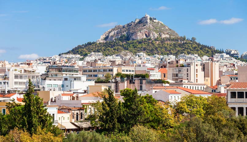 גבעת ליקאוויטוס. אתונה, יוון