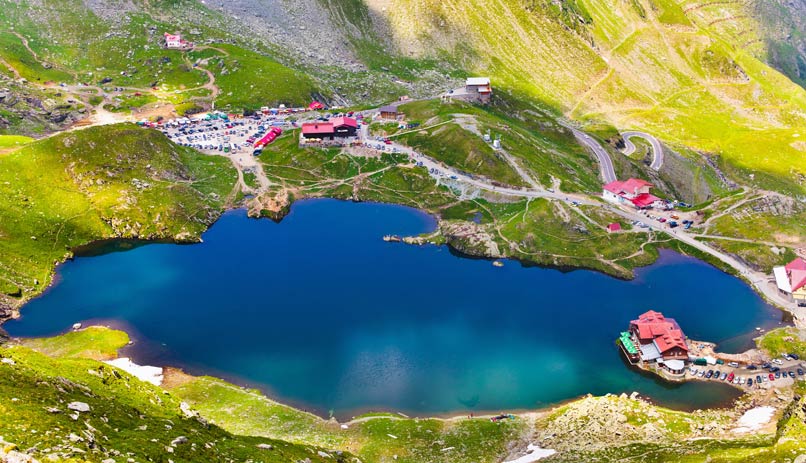 אגם בלאה, הרי הקרפטים, רומניה