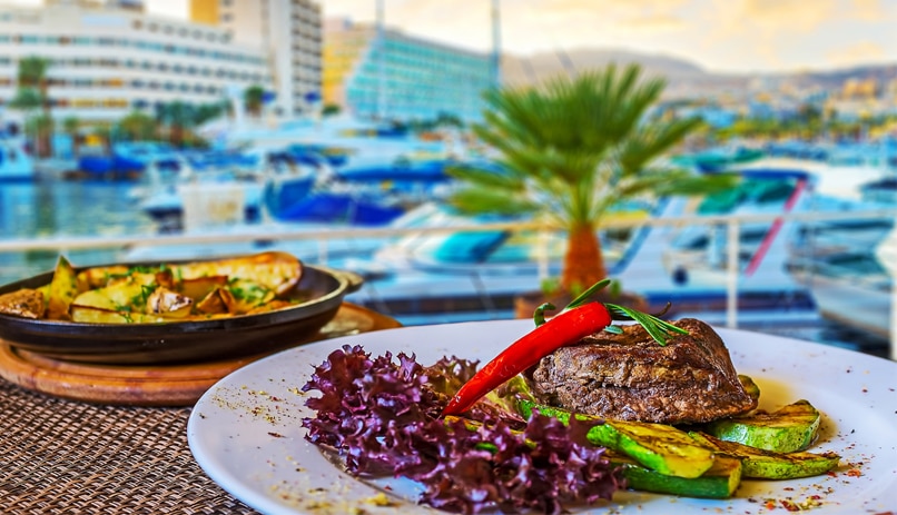 Restaurant in Eilat, Israel