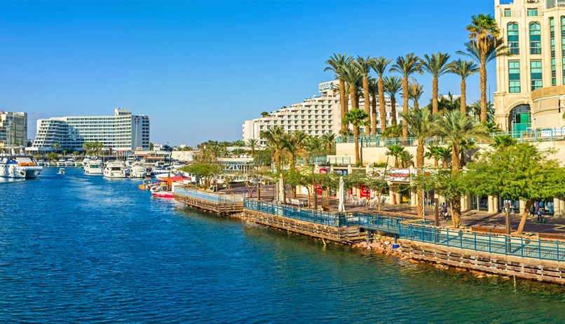 Tmarim Boulevard in Eilat