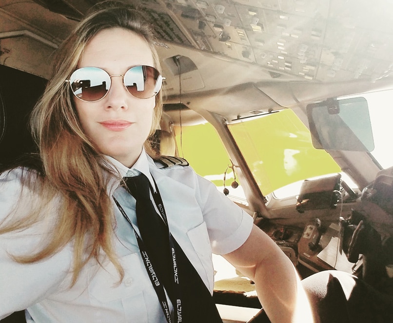 דנה גרינברג טייסת אקדמיית טיס אל על