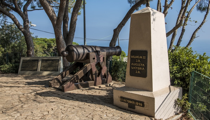 Wilhelm II of Germany Obelisk memorial moument in Haifa