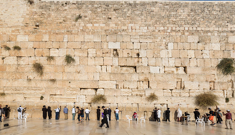 The Western Wall in Jerusalem
