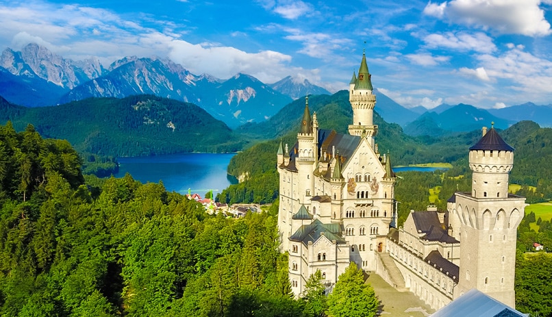 טירת נוישוונשטיין, הדרך הרומנטית, גרמניה