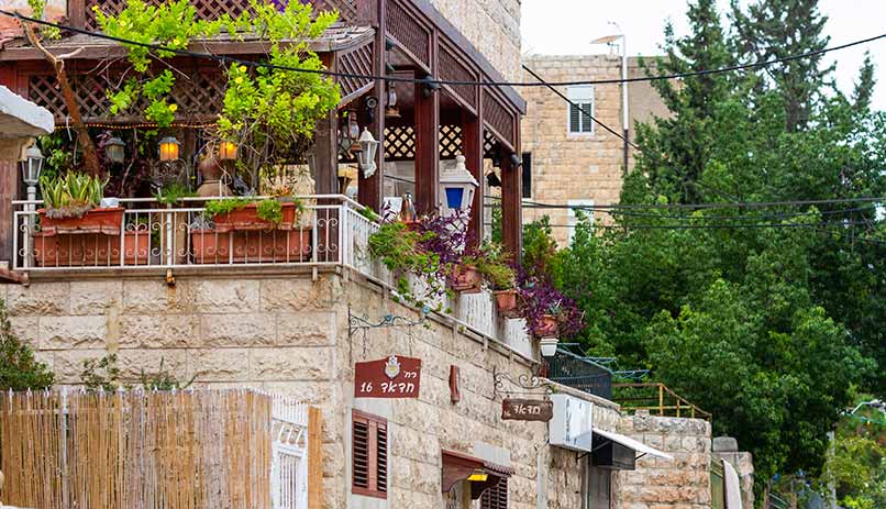The german colony in Haifa