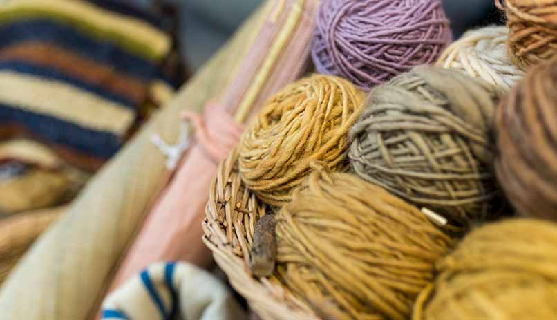 Wool balls in Jerusalem. Photo by Udi Goren