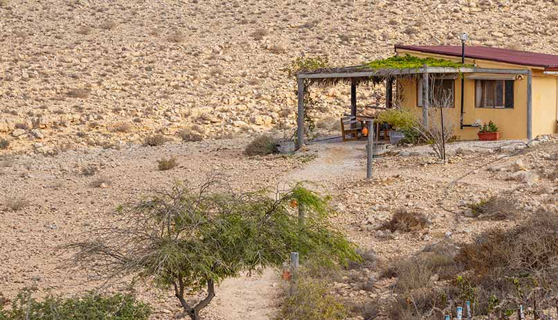 Karmey ovdat ranch in the Negev Desert