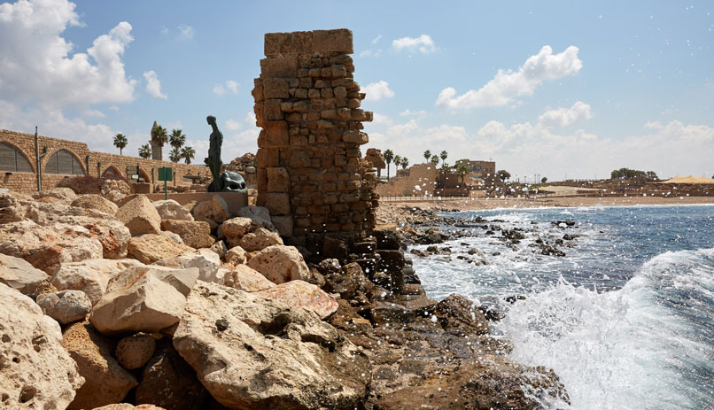 The national park of Caesarea