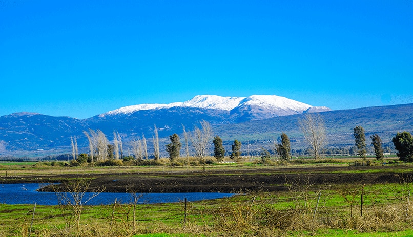 Hermon mountain in Golan Heights