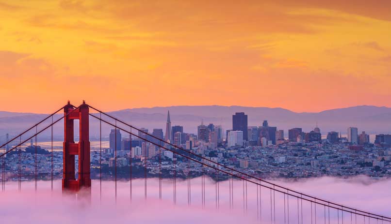 גשר שער הזהב, סן פרנסיסקו