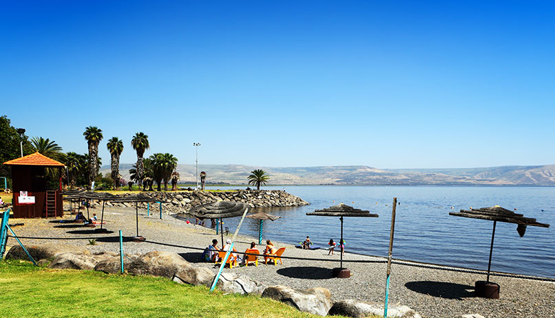 Kinneret beaches