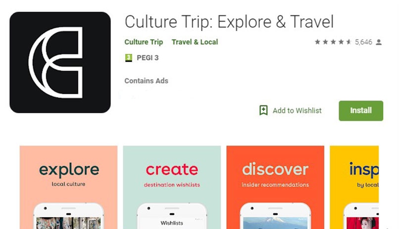 Culture Trip Application