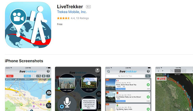 Livetrekker Application