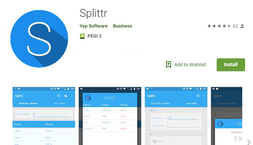 Splittr Application