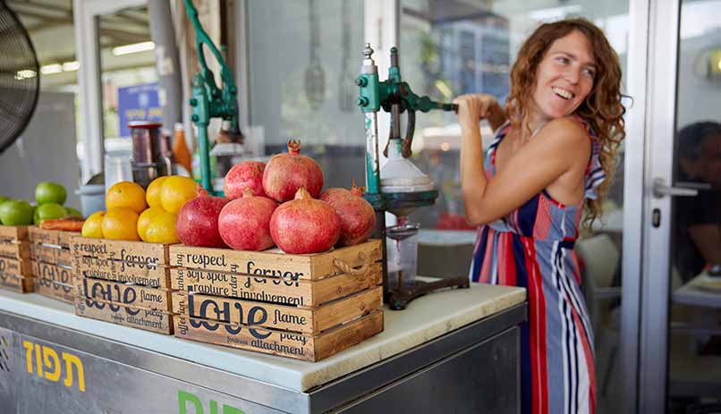 The market of Netanya