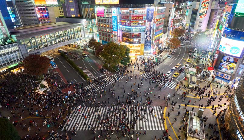 מעבר החציה בשיבויה, טוקיו