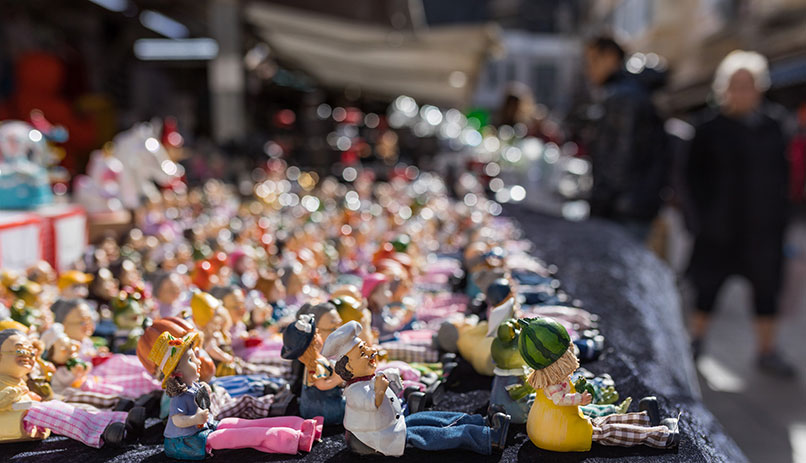 All kinds of clothes - Bezalel market. Photo by Udi Goren