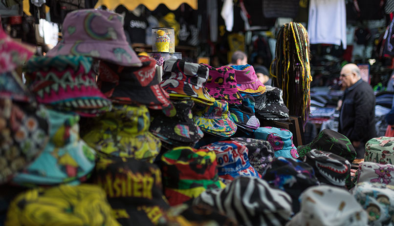 Hats in Carmel Market