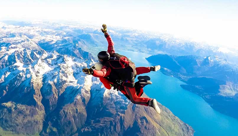 צניחה חופשית, ניו זילנד