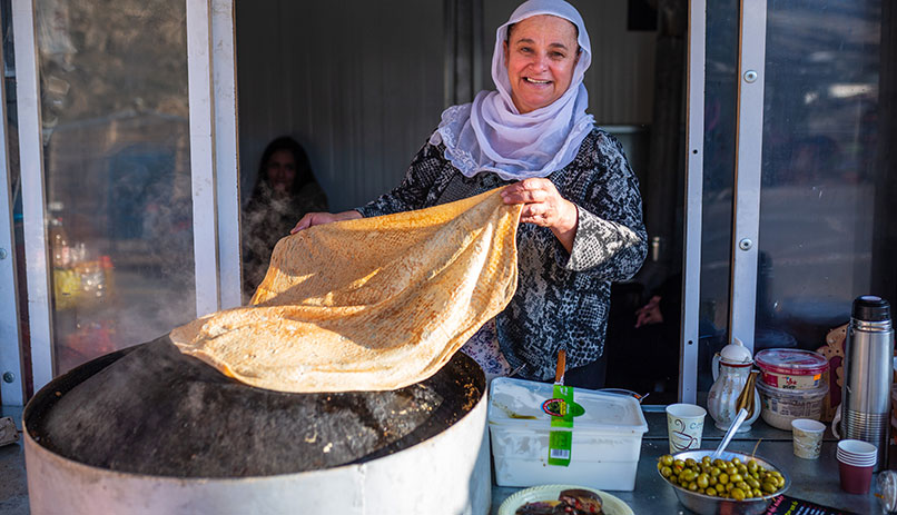 Druze hospitality in Israel. Photo by Udi Goren