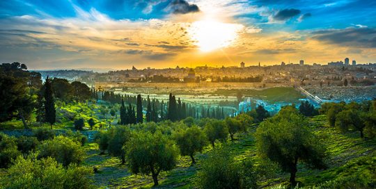 View of the Mount of Olives