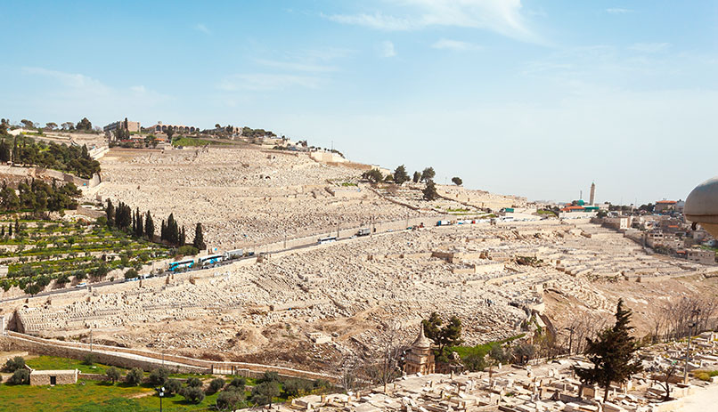 The Jewish Cemetery in Jerusalem