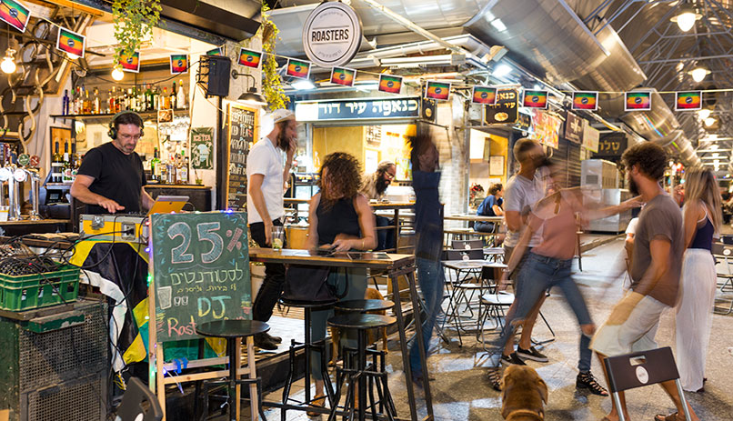 Soirée au marché de Mah'ané Yéhuda